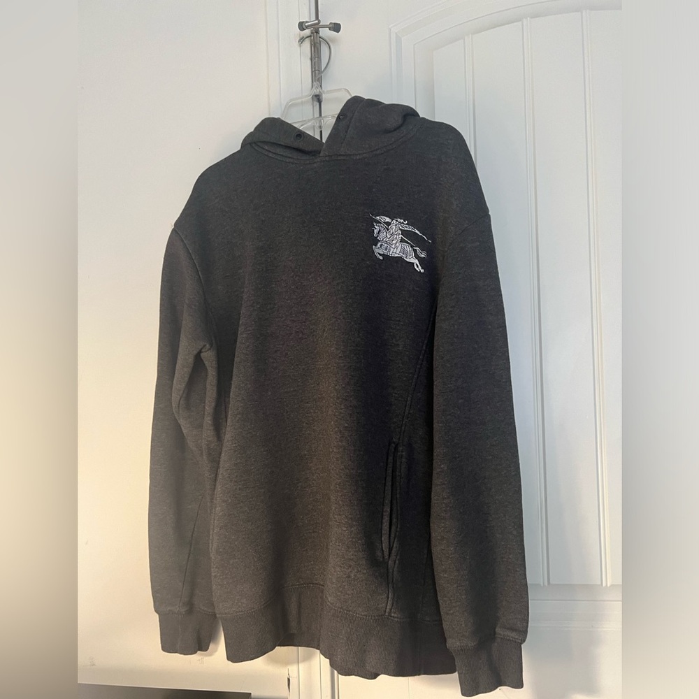 Custom embroidered Burberry hoodie Sz: M